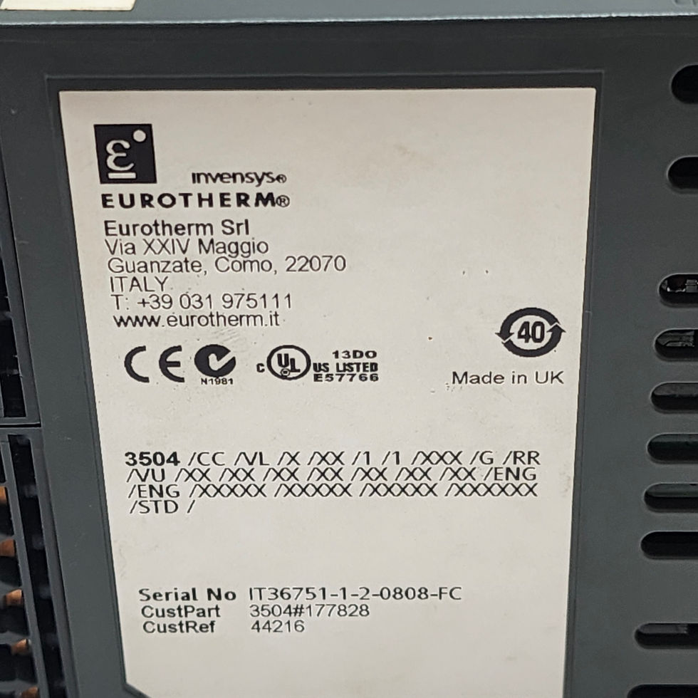 Versatile Marine stocks the EUROTHERM 3504 Controller, offering precision and reliability in industrial applications.