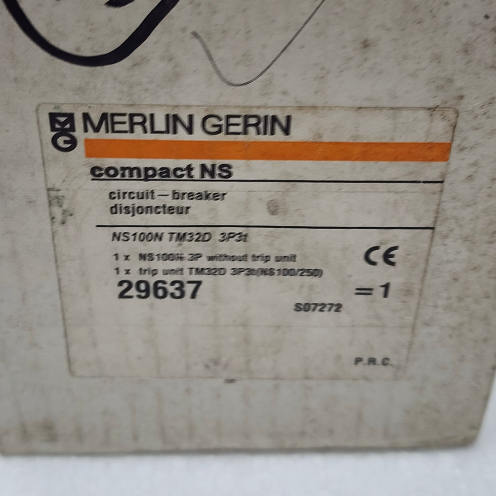 Protect your electrical systems with the reliable 32A Merlin Gerin NS100N TM32D 3-pole circuit breaker available at Versatile