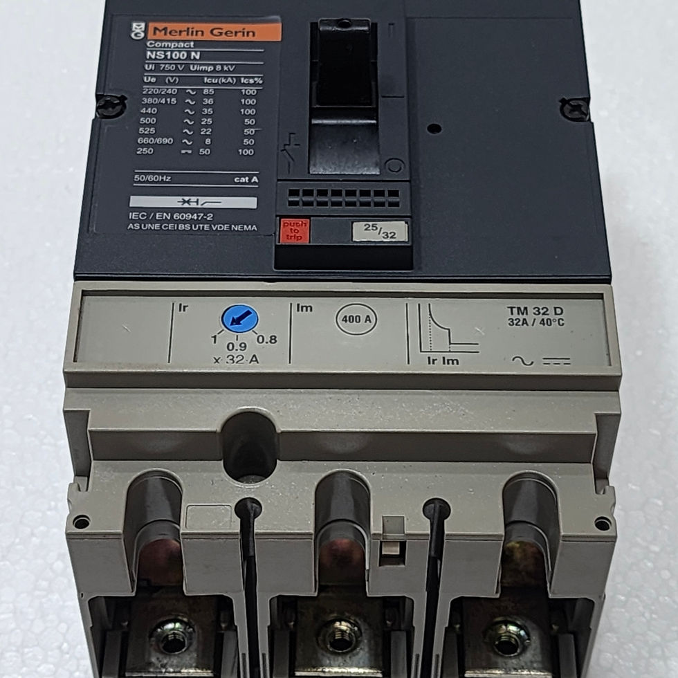 Versatile Marine offers the Merlin Gerin NS100N TM32D 32A 3-pole circuit breaker, ensuring reliable protection.
