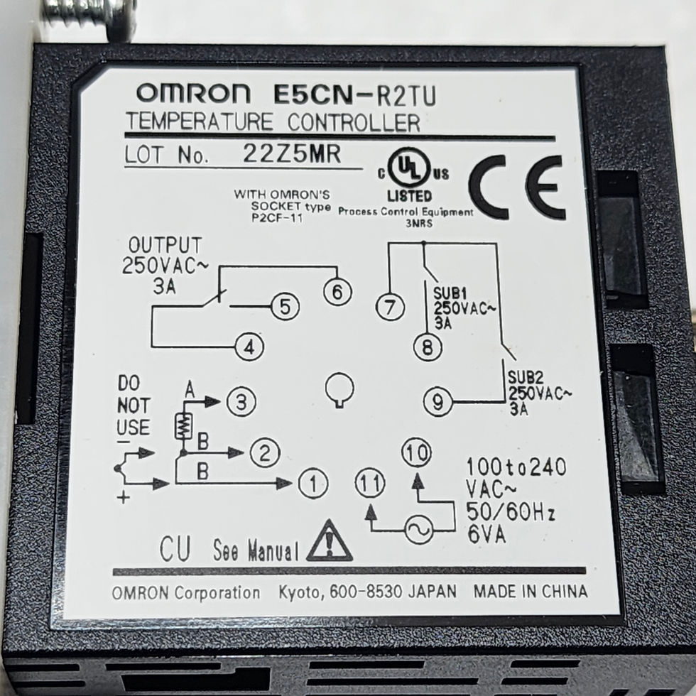 Versatile Marine Omron E5CN-R2TU Temperature Controller, Close-up.