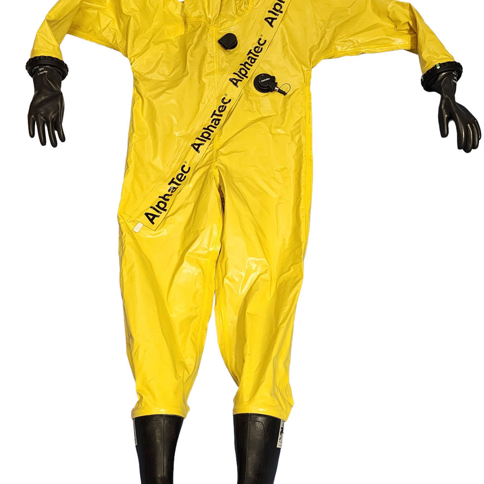 Ansell AlphaTec SUPER type T Gastight Chemical Protective Suit Size 'L'