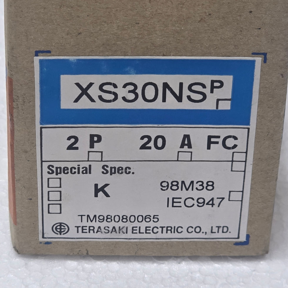 Terasaki Electric XS30NS 2P 20A FC TemBreak Circuit Breaker