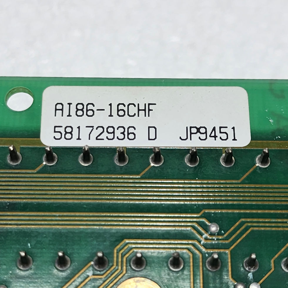 ABB AI86-16CHF Terminal Block Board 58172936 D Stromberg 5761751-9B