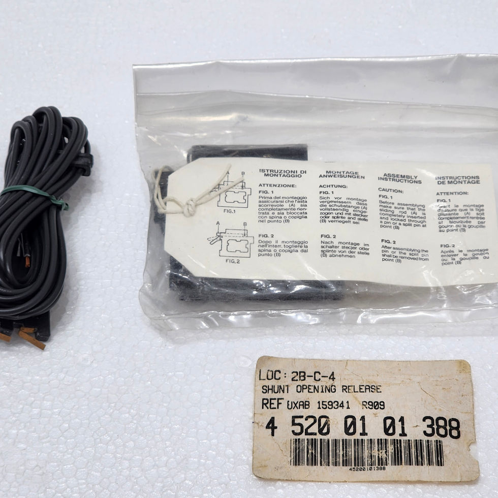 Versatile Marine ABB SACEUXAB159341R909 142423/827 Shunt Opening Release, Packaging.