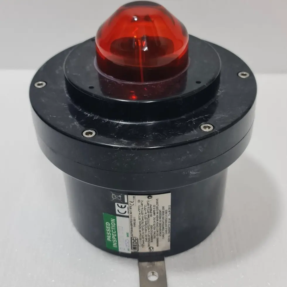 Eaton MEDC XB11 Explosion Proof Xenon Strobe, Amber, 24VDC XB11B02406ANBNNNN PX 811102 PX811102
