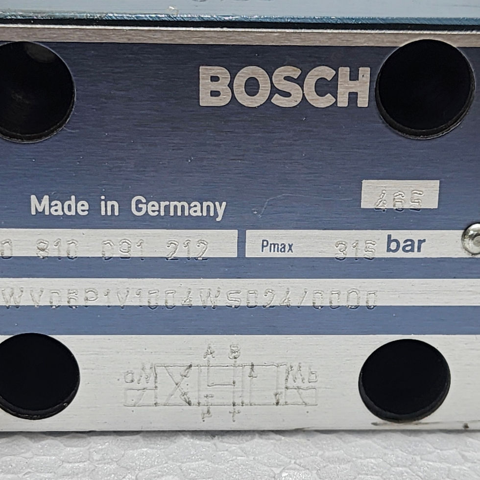 BOSCH 0-810-091-212 directional valve, 24VDC, 315 bar, perfect for fluid control at Versatile Marine.