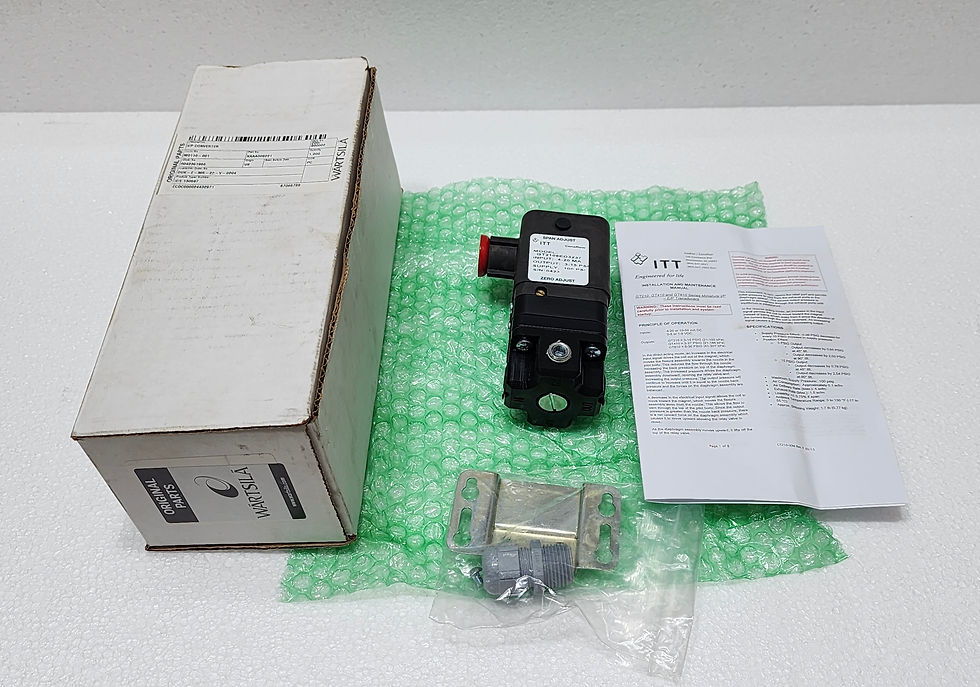 ITT GT2108ED3237 Conoflow I/P Converter 4-20mA 3-15psi Wartsila XAAA008221 GT2108ED
