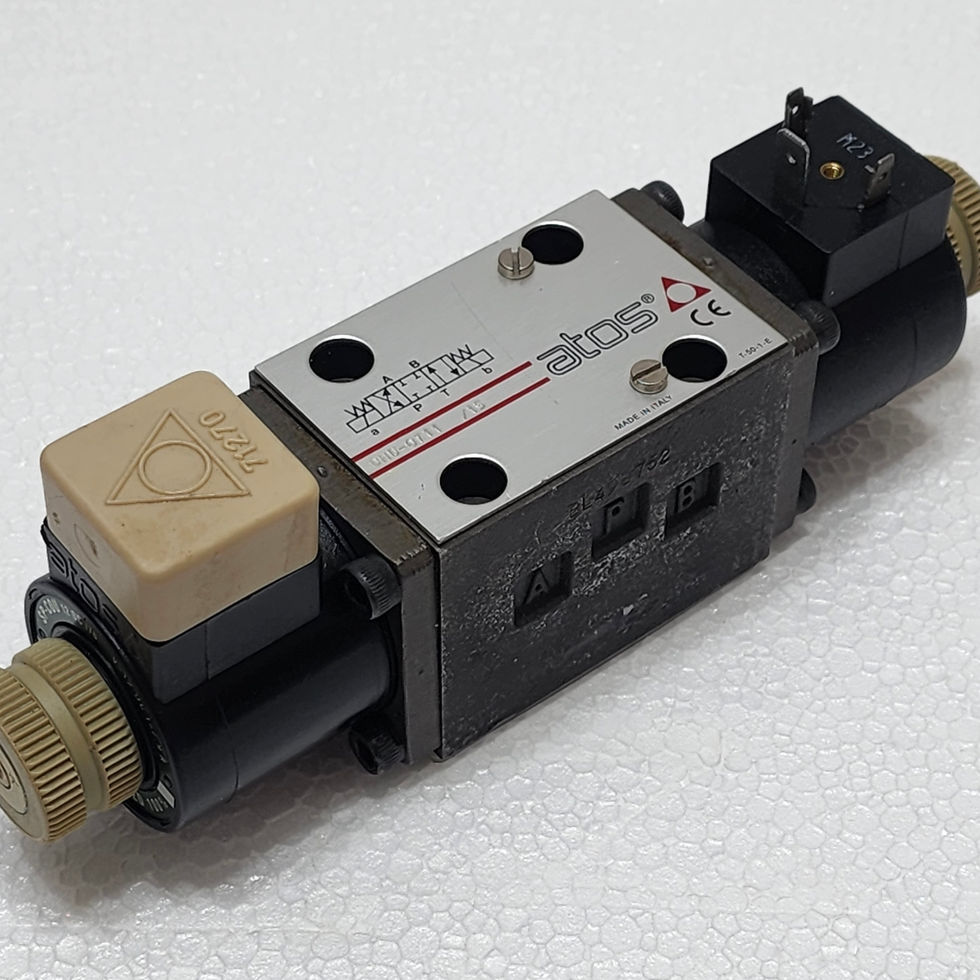ATOS DHU-0711 /15 Solenoid Valve, 12VDC, Double Solenoid, Spring Centered. Available at Versatile Marine.
