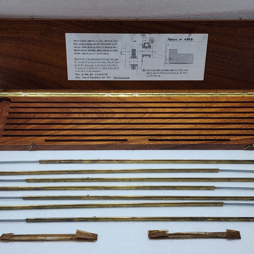 VIGGO A KJAER 49991 0.05-0.35 mm Bearing Feeler Gauge Set, precise measurement tool, available at Versatile Marine.