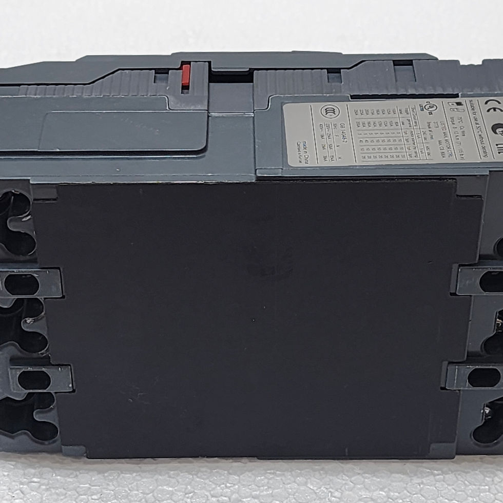 SCHNEIDER ELECTRIC EZC250F TMD 125A 3P Circuit Breaker, Versatile Marine, close-up view of the model label.