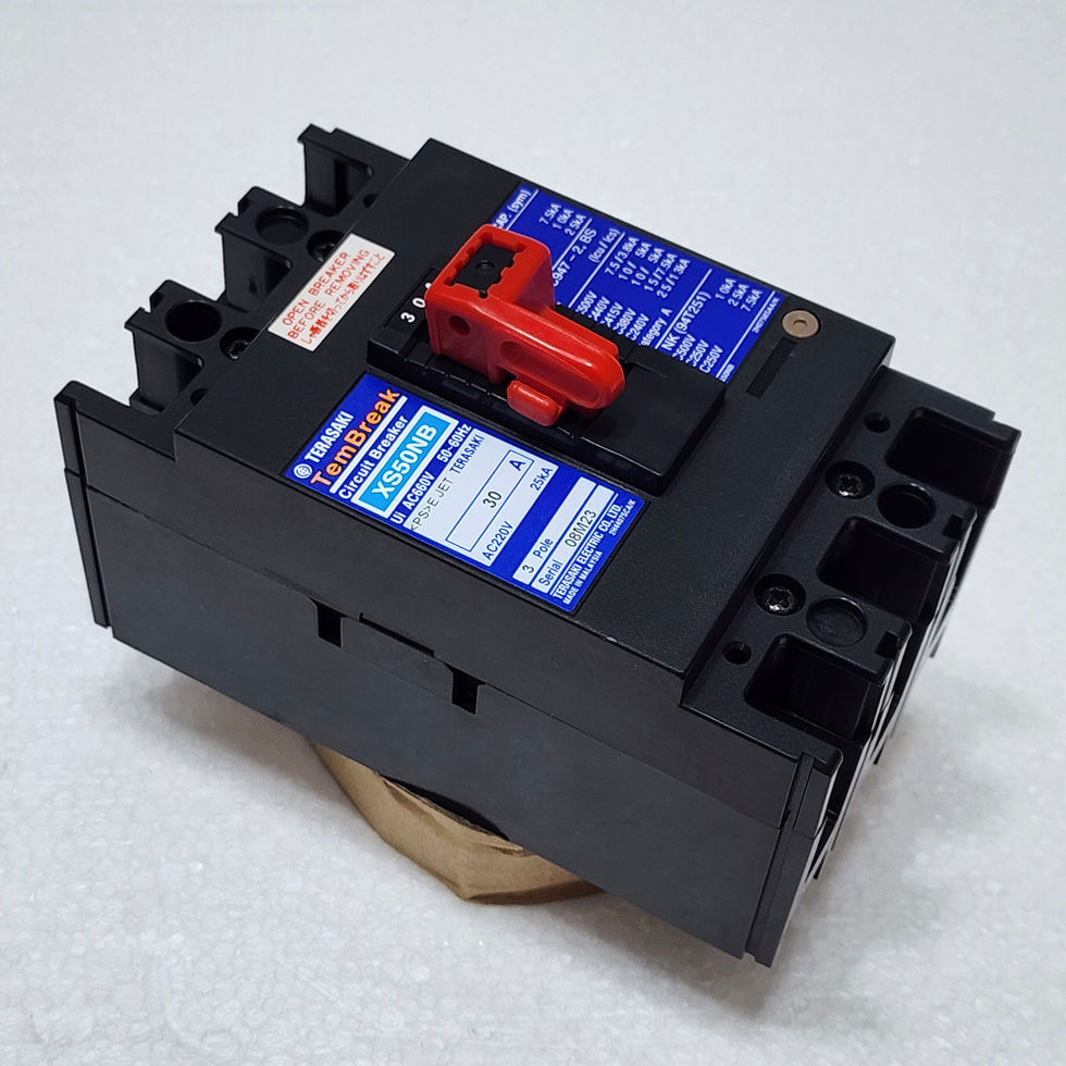 TERASAKI XS50NB 3P 30A TemBreak Circuit Breaker PM + HH + 110V Shunt