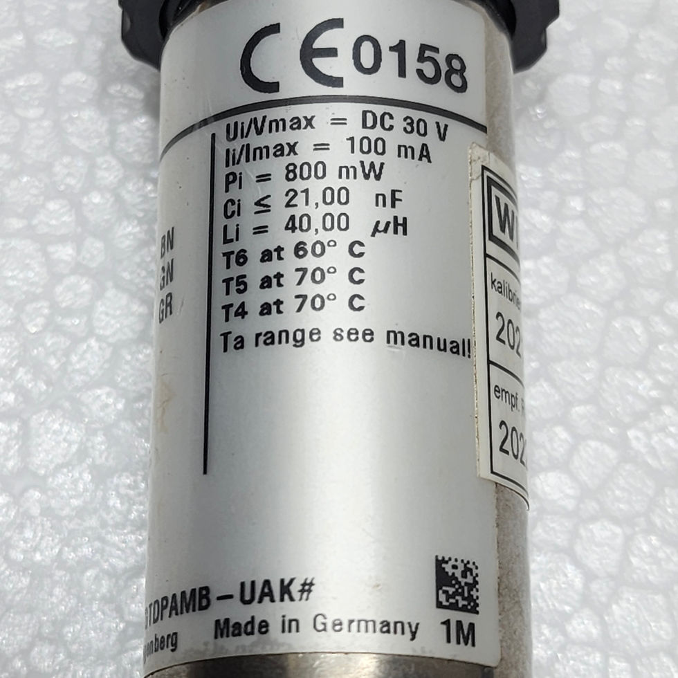 Wika IS-3 14518496 Pressure Transmitter 250 bar IS-3-0-2211-1ZZ-BBQHDLZ-GTDPAMB-UAK#