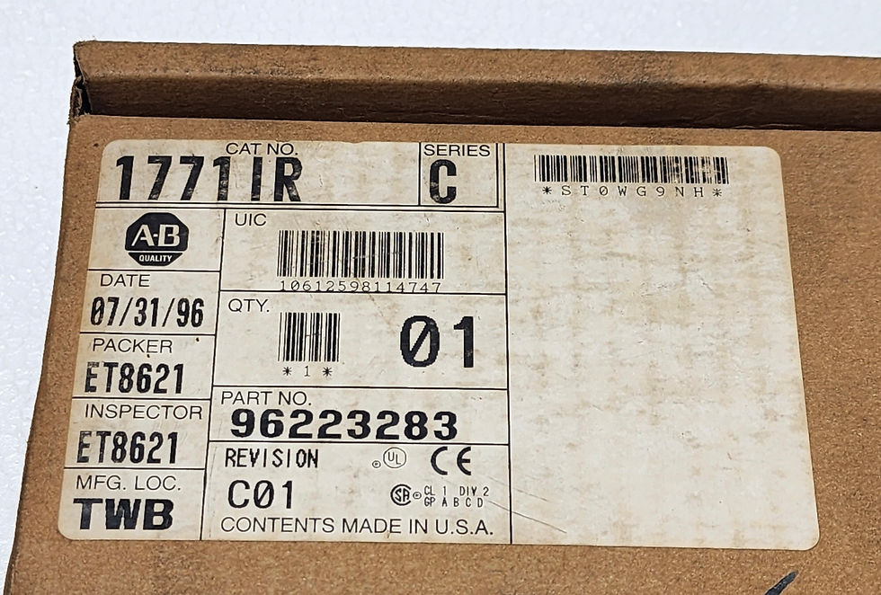 Allen Bradley 1771-IR Series C RTD Input Module 1771IR /C