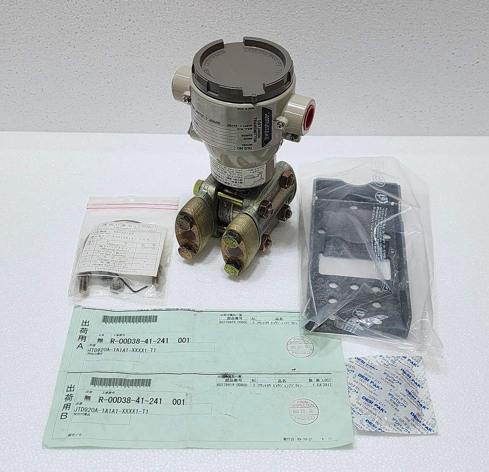 Yamatake Azbil JTD920A-1A1A1-XXXX1-T1 Differential Pressure Transmitter DSTJ3000 Range 0-15 kPa, 24Vdc, 4-20mA