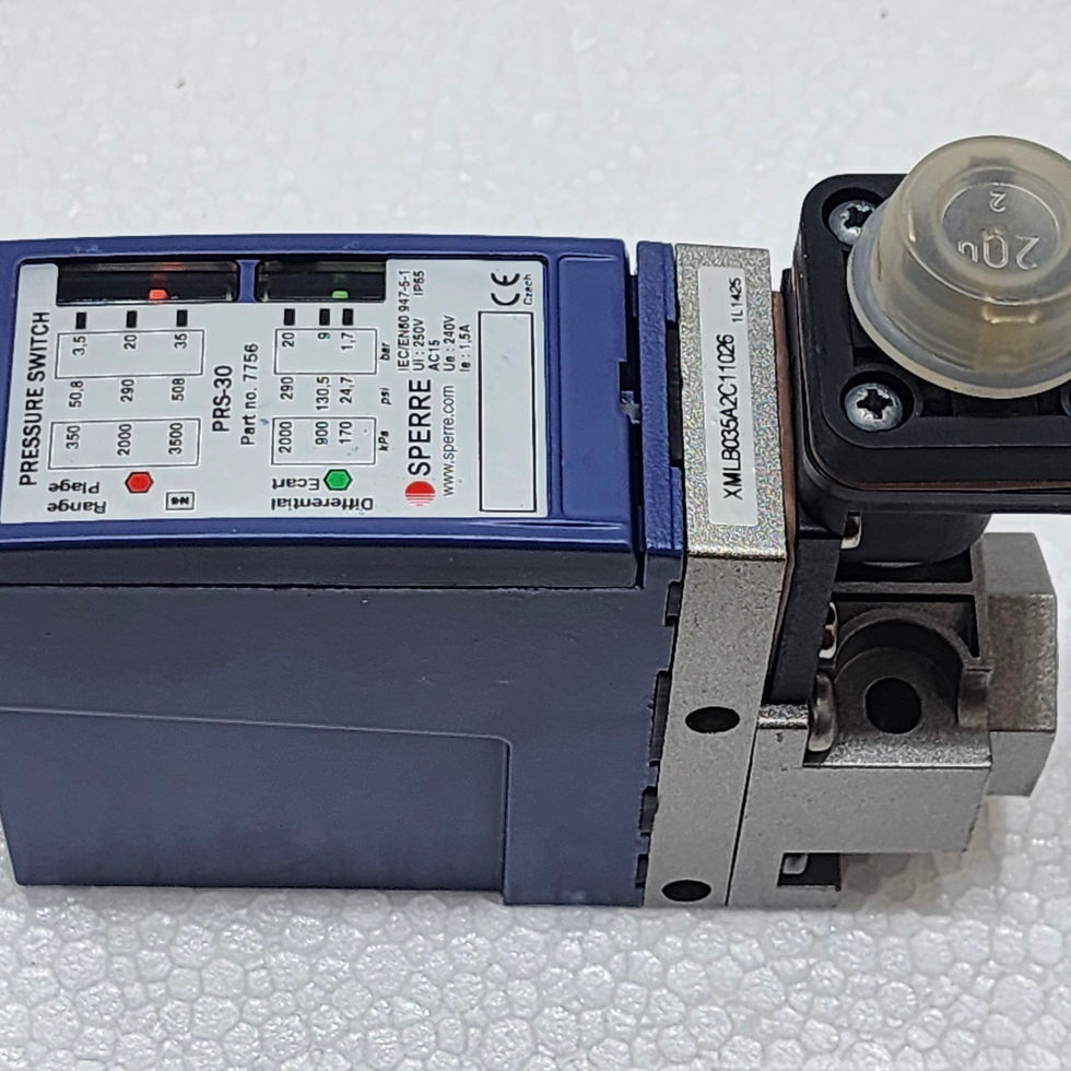 SPERRE 7756 PRS-30 Pressure Switch, precise and robust for safety systems. Available at Versatile Marine.