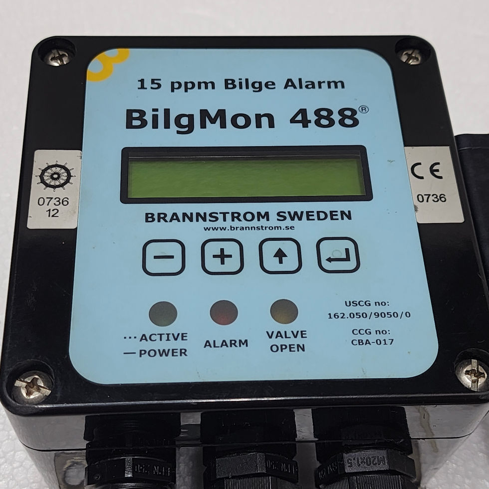 Versatile Marine features the BilgMon 488, a reliable oil content monitor with 115/230VAC support.