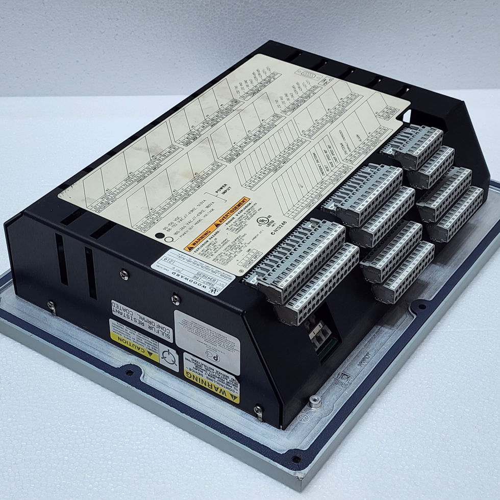 Woodward 505E Digital Governor 9907-166 Rev. Y Steam Turbine Control 125V AC/DC Woodward 505 Turbine Control
