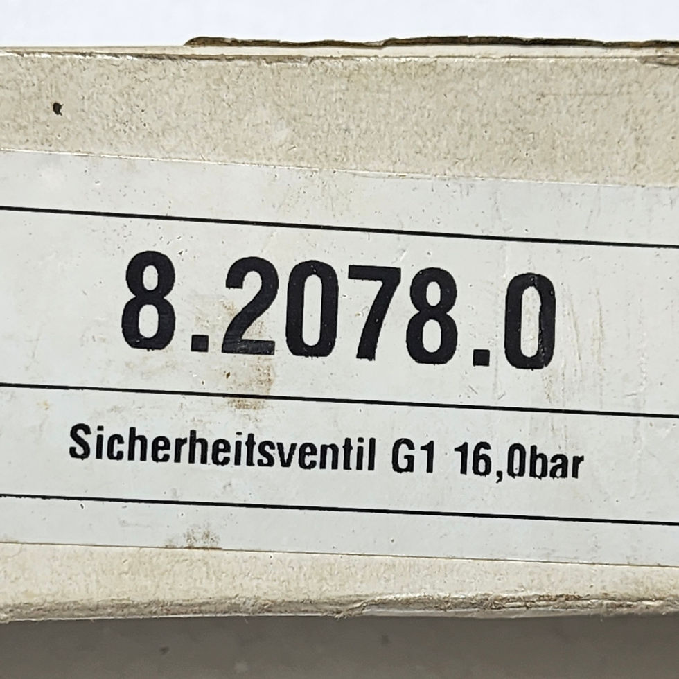 KAESER 8.2078.0 Honeywell Braukmann S245B-1ZB16.0 Safety Valve G1 16bar S245 B-1" PN40 2089 SCFM 232psi