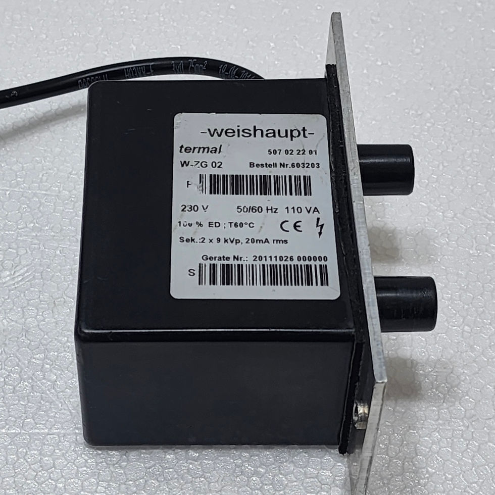 The WEISHAUPT W-ZG 02 230V Ignition Transformer with 110VA is available at Versatile Marine.