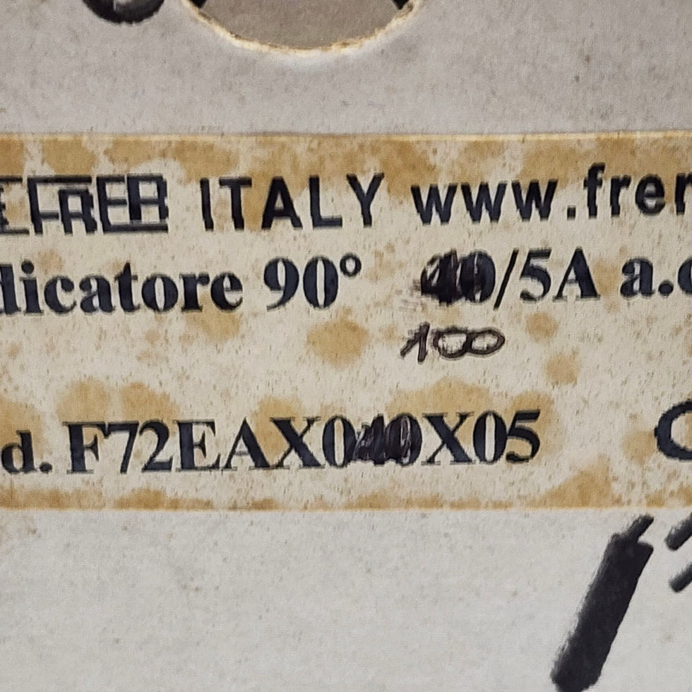 FRER F72EAX Ammeter F72EAX100X05 100A