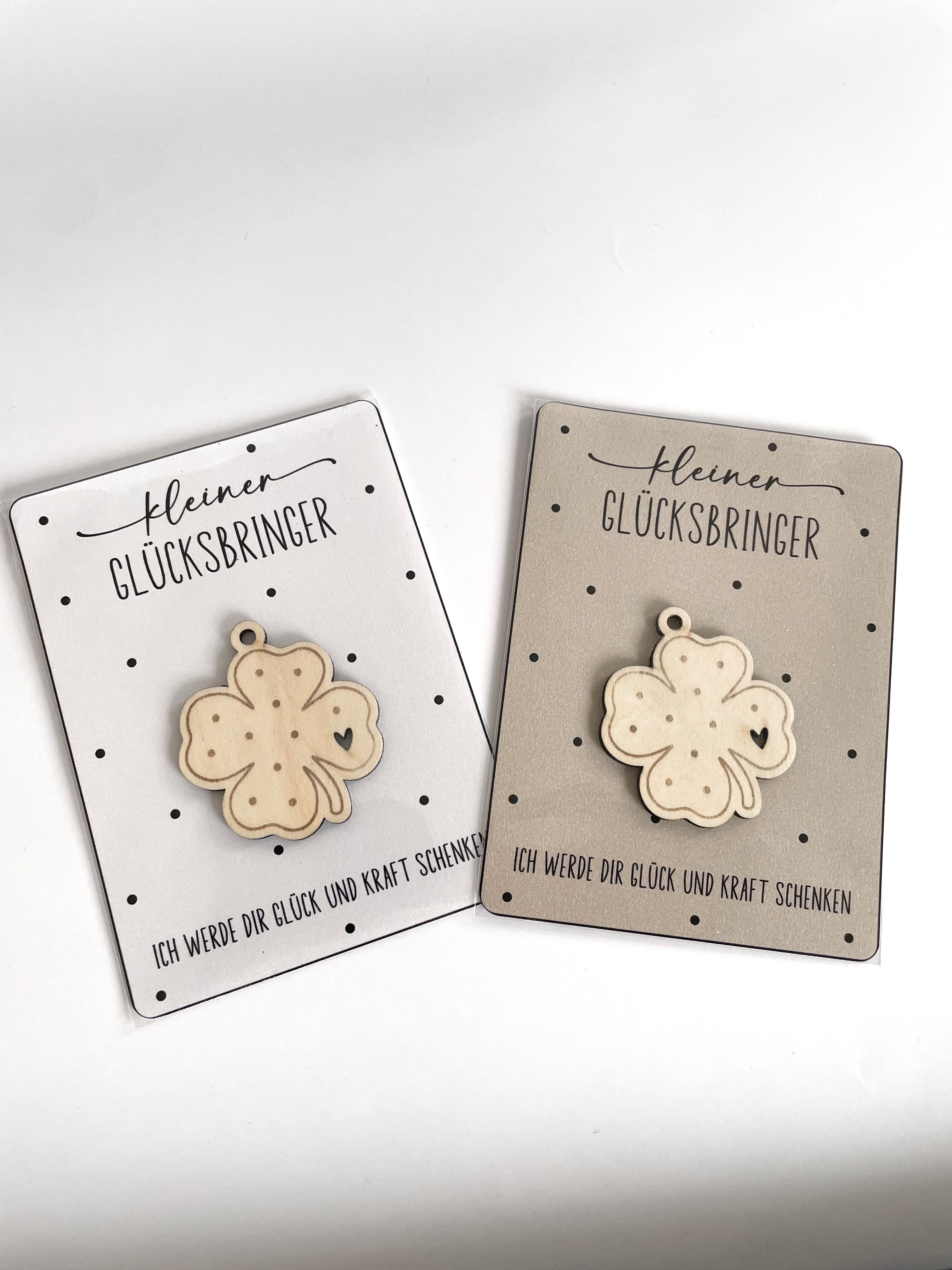 NORDIK kleiner Glücksbringer "Ich werde dir Glück und Kraft schenken"