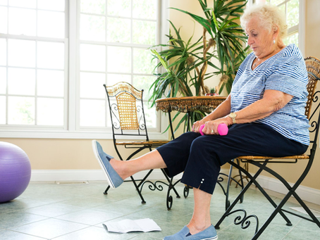 Simple at Home Senior Friendly Chair Exercises