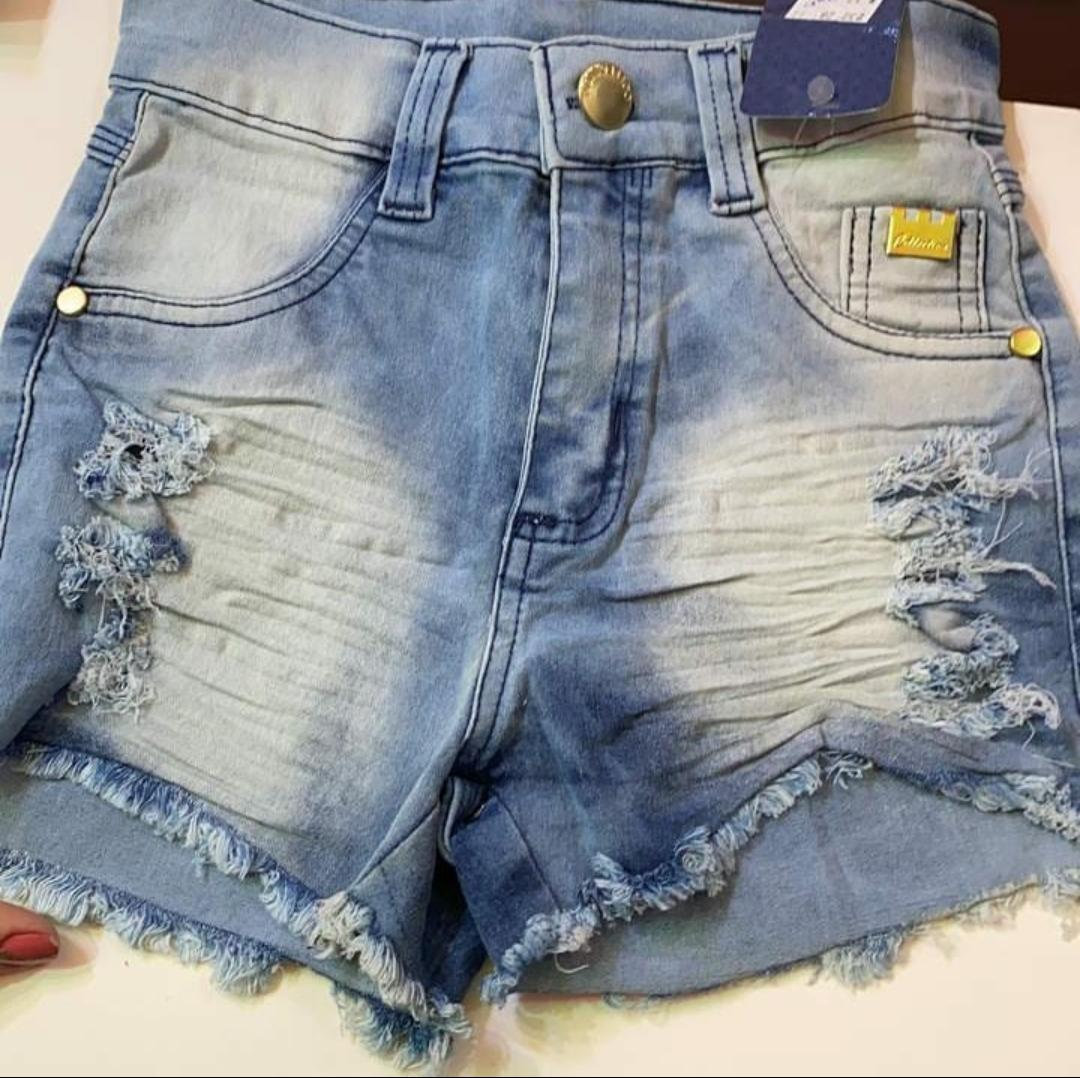 short feminino rasgadinho