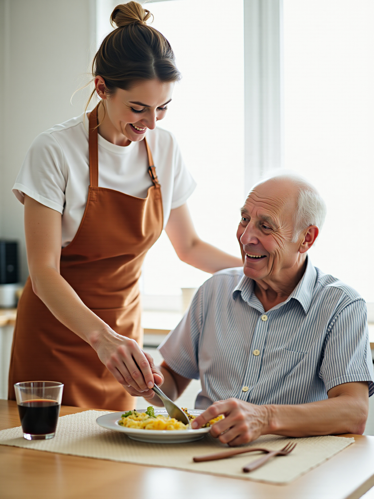 Assitant with Meals and Peraonal Care
