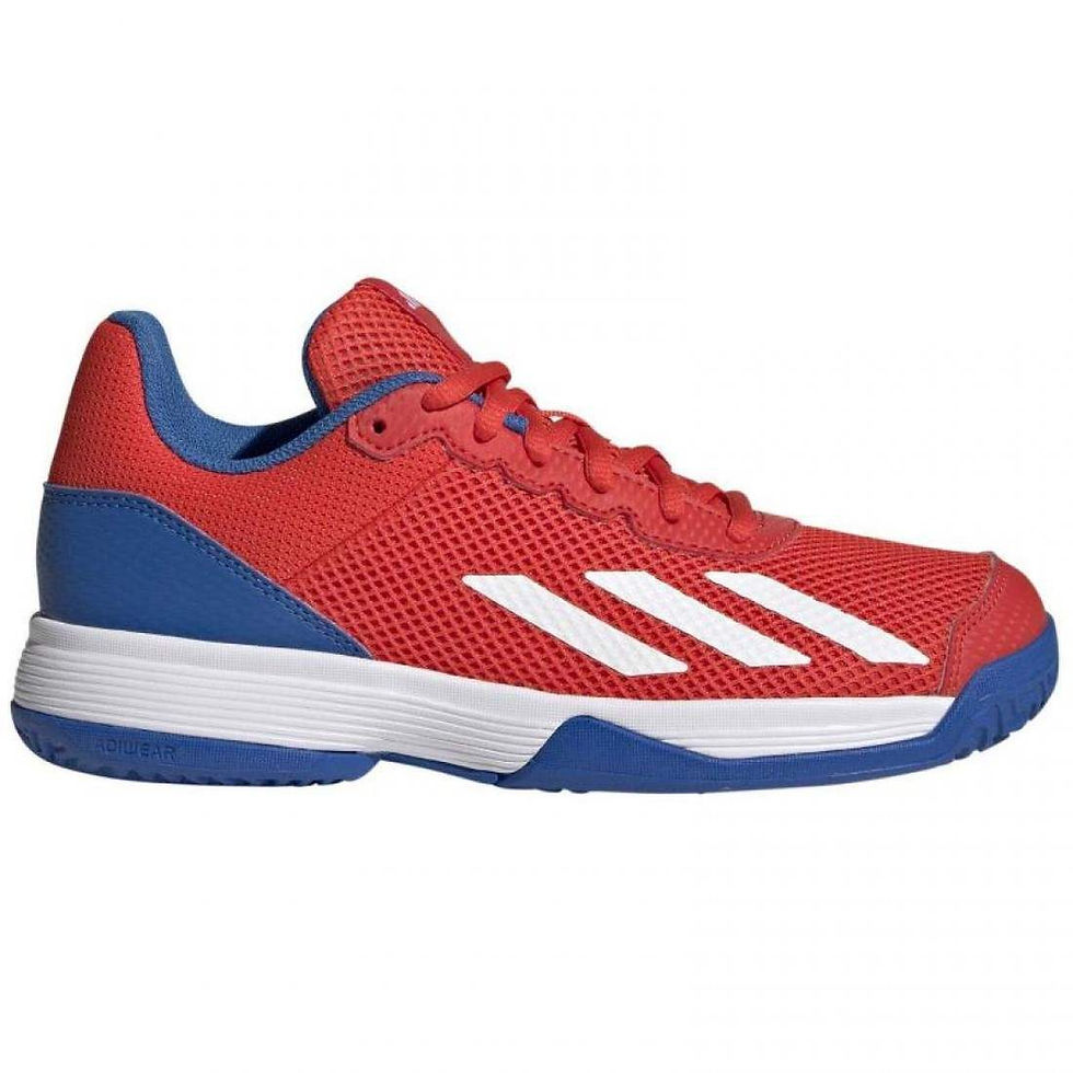 Adidas Courtflash Red Blue Junior Baskets | Adidas