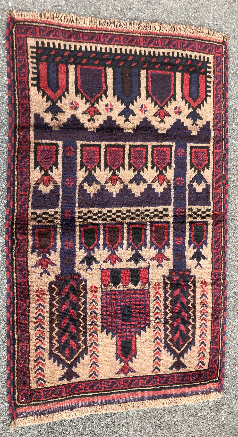 Thumbnail: Afghan Baluch Prayer Rug