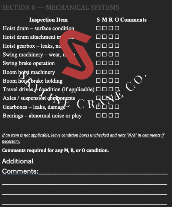 Thumbnail: Mobile Crane Annual Inspection Checklist Bundle