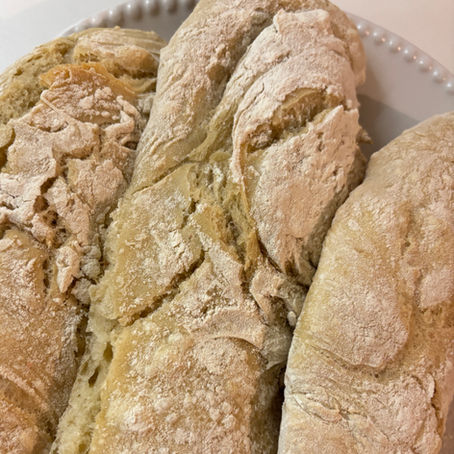 No-Knead Homemade Baguettes
