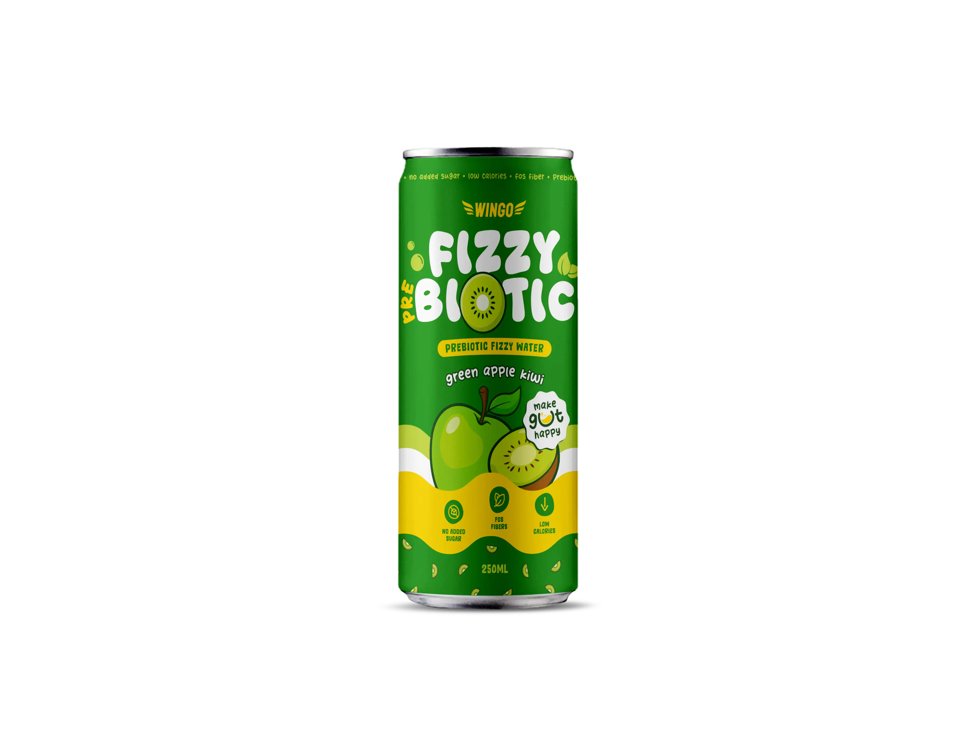 Wingo Prebiotic Green Apple & Kiwi