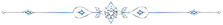 Diamond-shaped text divider line