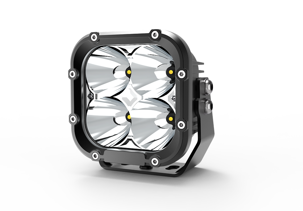 Thumbnail: Stratos X-40 Series, Pair, 4.6 Inch, 40 Watt LED Spotlight, Spot Beam, Cree LEDS