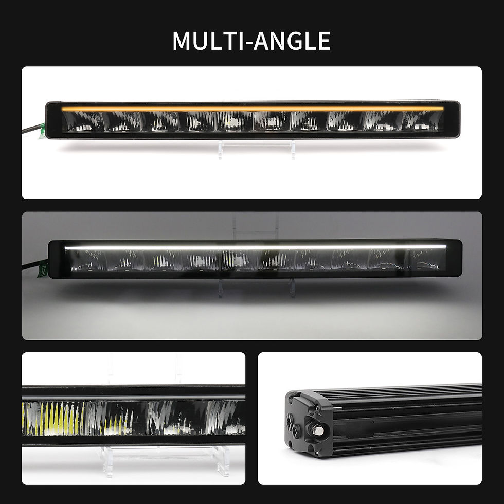 Thumbnail: Flux XR Series 10-52 Inch, LED Lightbar, Osram P8 LED Chips, White / Amber DRL