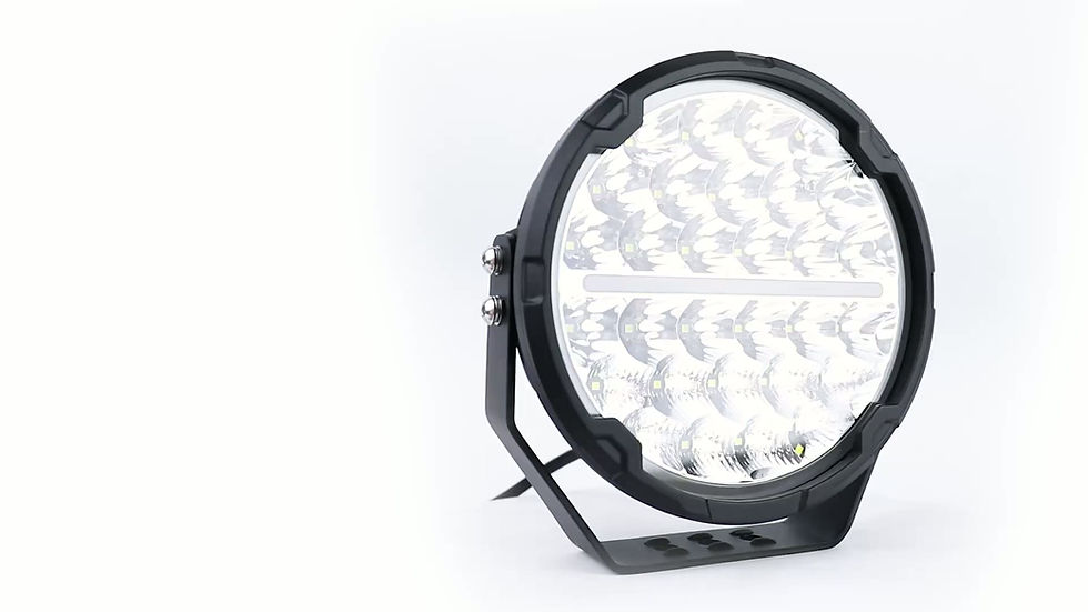 Thumbnail: Viper Pro FZ-9, 300 Watt, 9 Inch, Osram P8, Combo Beam, Amber White DRL, Pair