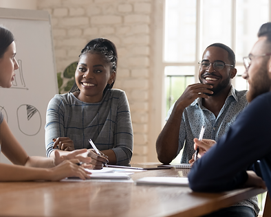 groupe d'apprenants en anglais
