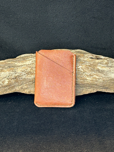 Minimalist Wallet #1 | Leather Silver Stone