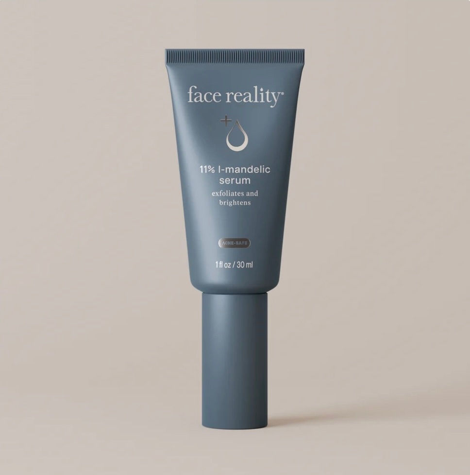 Face Reality 11% L-Mandelic Serum bottle front – exfoliating serum for clear and radiant skin