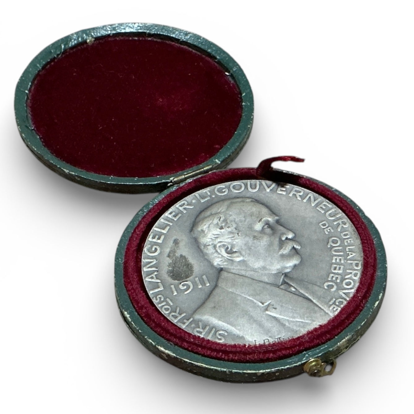 Canada. Silver Medal, 1911. Sir Langelier, Lieutenant Governor Of Quebec.