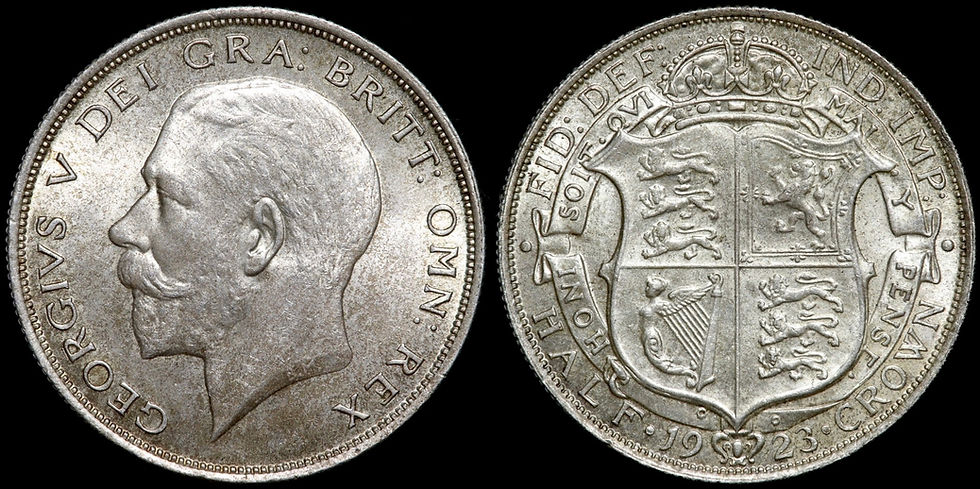 Thumbnail: George V, 1910-36. Halfcrown, 1923. Choice.