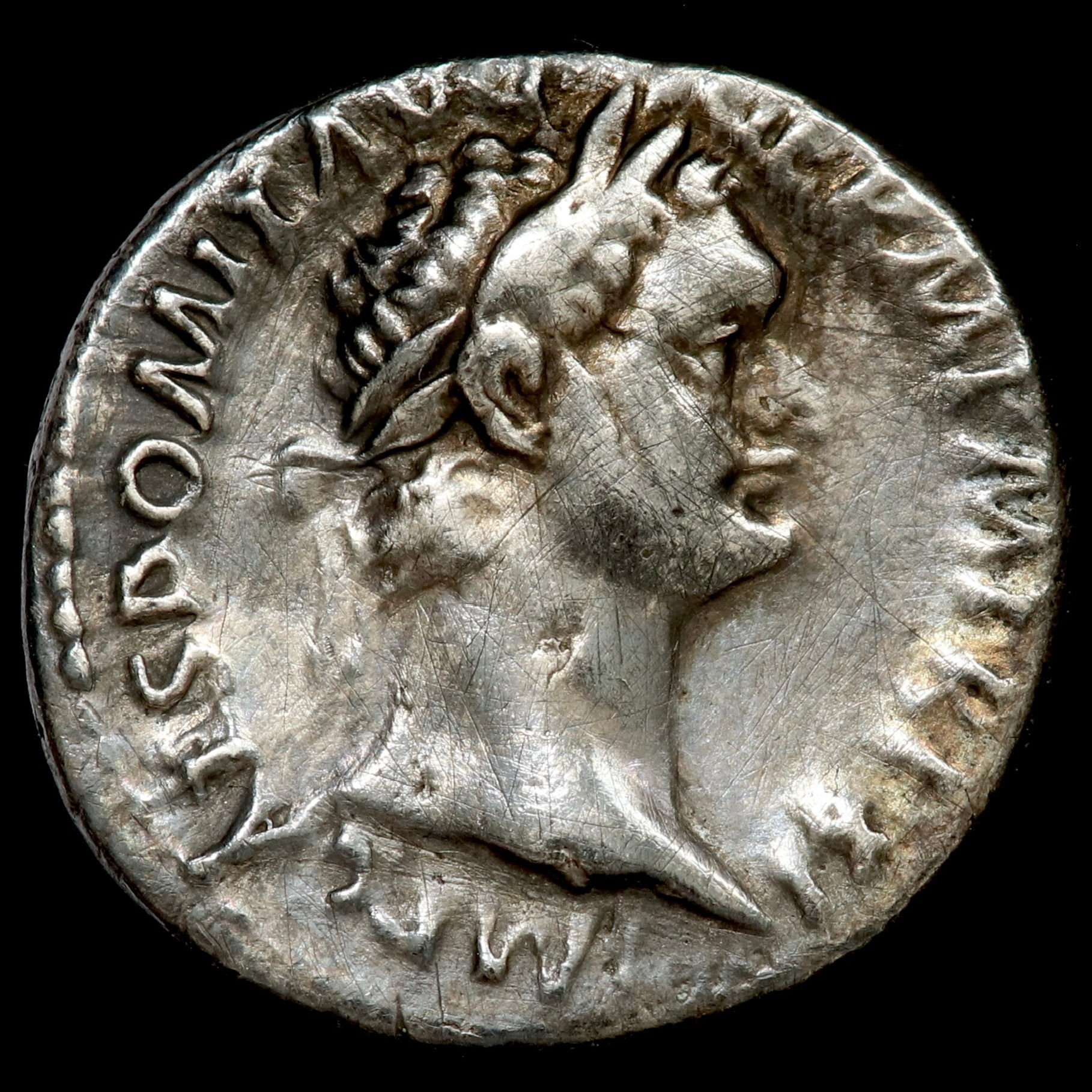 Roman Empire. Domitian, 81-96 AD. Denarius, Rome Mint. Minerva.