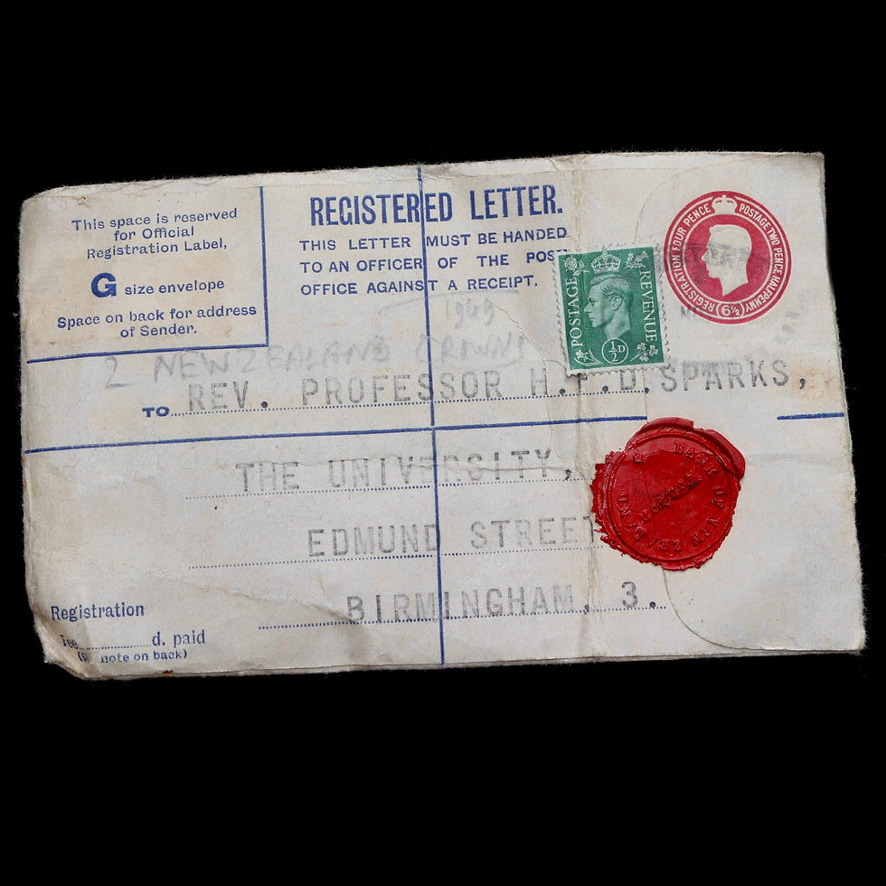 Thumbnail: New Zealand. George VI, 1937-52. Crowns, 1949. Original Envelope, With Seal.