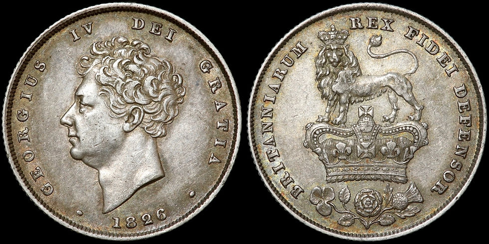 Thumbnail: George IV, 1820-30. Shilling, 1826.