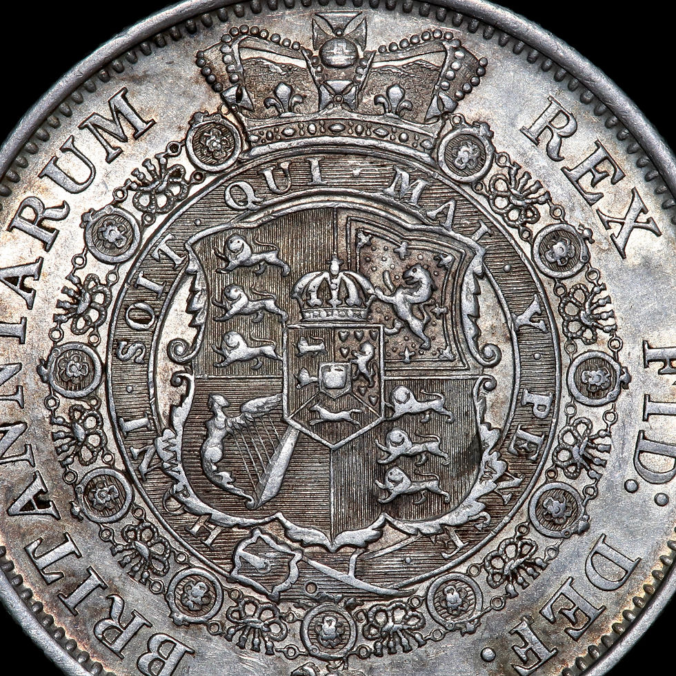 Thumbnail: George III, 1820-30. Halfcrown, 1816. ‘Bull Head’.
