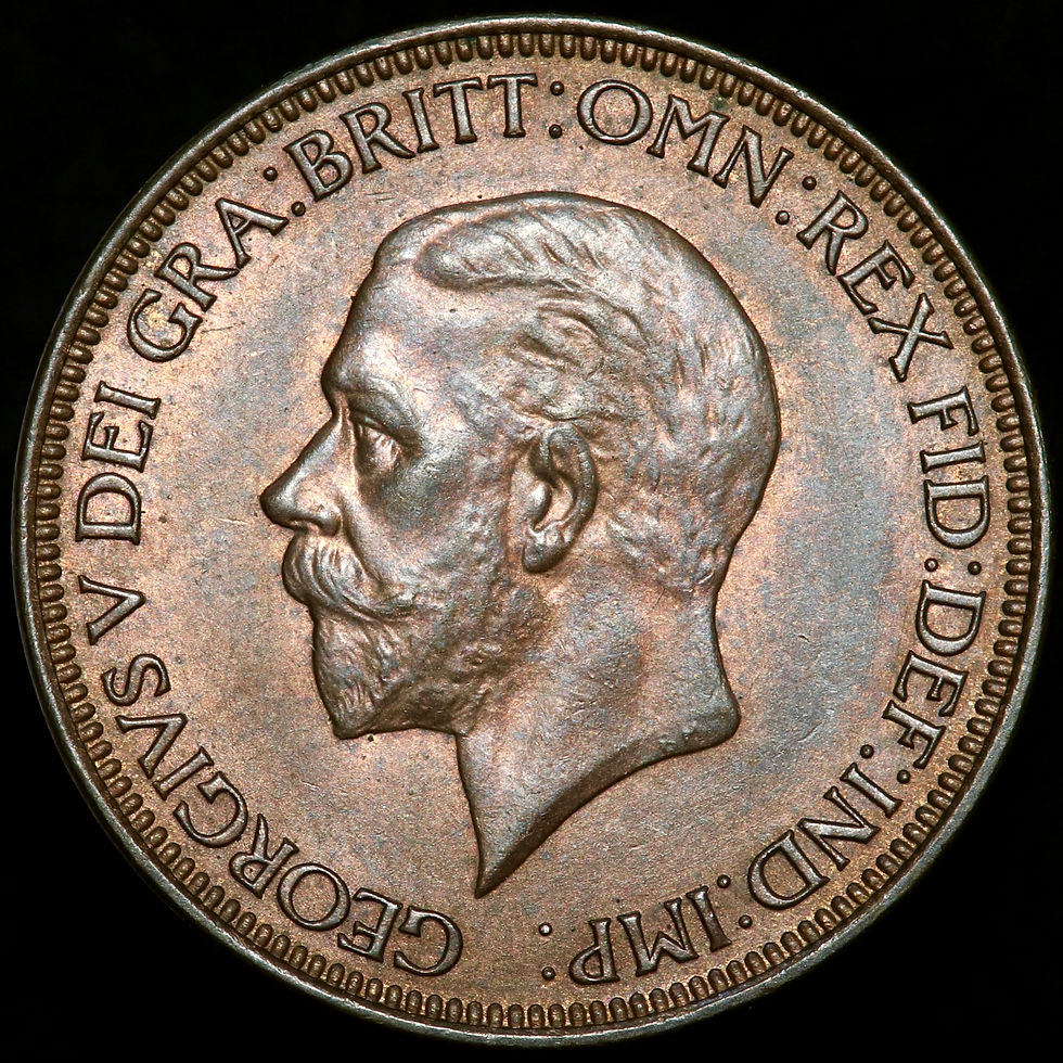 Thumbnail: George V, 1910-36. Halfpenny, 1931.