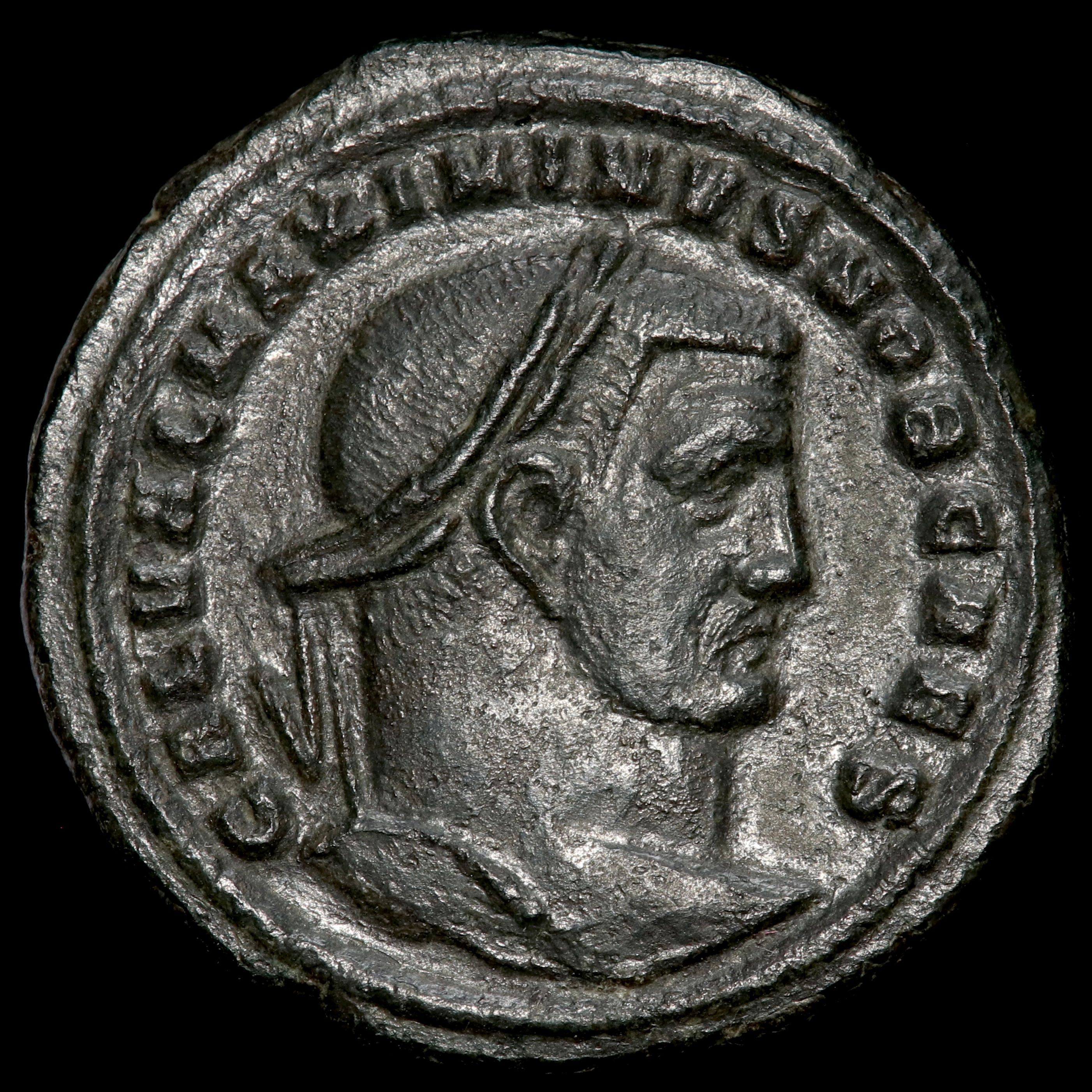 Roman Empire. Galerius, 305-311 AD. AE Follis. Heraclea Mint, HTE. 