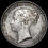 Thumbnail: Victoria, 1837-1901. Shilling, 1859/8. 9 Over 8. Scarce.