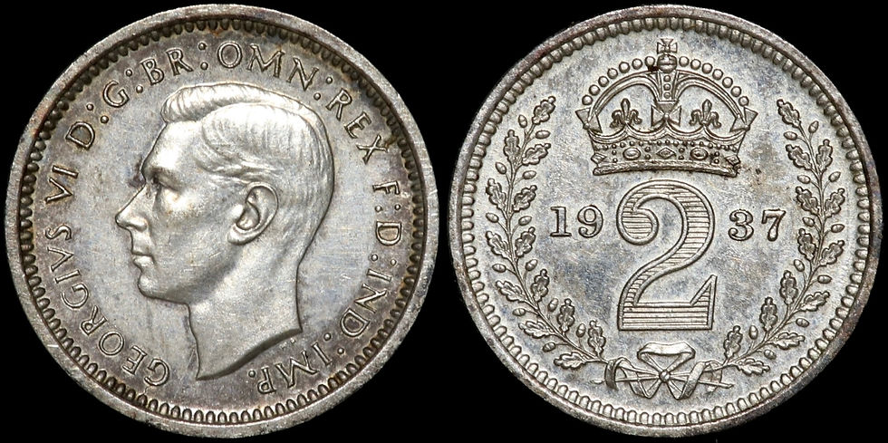 Thumbnail: George VI, 1937-52. Maundy Set, 1937.